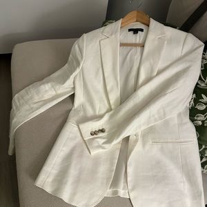 Ann Taylor White Blazer
